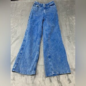 BDG Blue corduroy  Wide-Leg Women Jeans-size 24